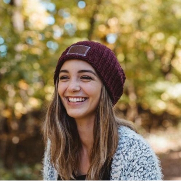 Melon Burgundy Beanie 